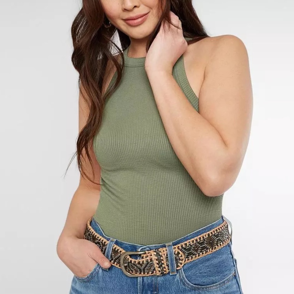 Free People Wide Rib Cami Tank Top